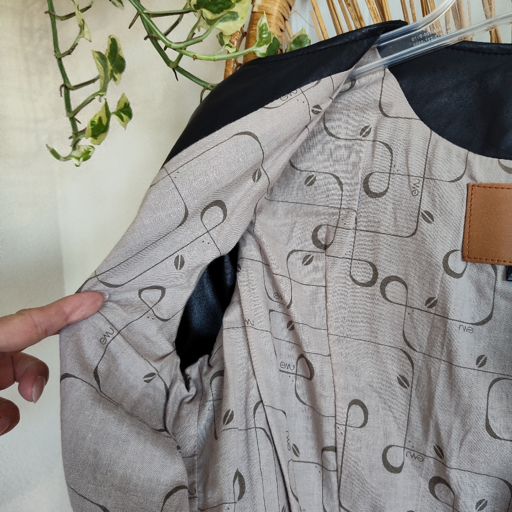 Emu Sheepskin Leather Biker Jacket Naturally Australian - Picture 3 of 4